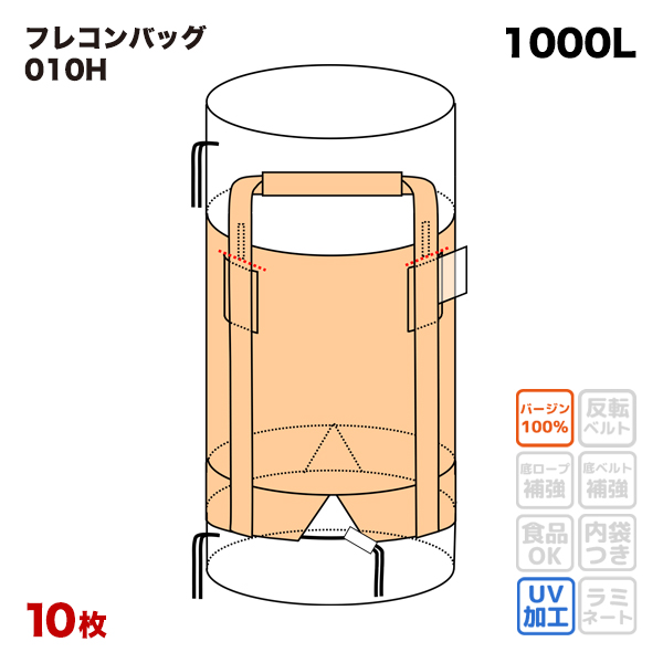 内袋 PE-18 平シール品 透明 (40枚入) HD（ハイデン） 幅1900×高さ3000