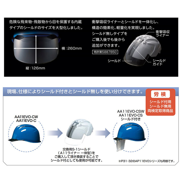 70％OFFアウトレット ヘルメット用シールド S-1シールド 10コ セット A11ライナー一体型 工事 工事用 DIC A11ライナー 一体型  シールド AA11EVO AP11EVO 土木 建築 工場 建設 現場 fucoa.cl