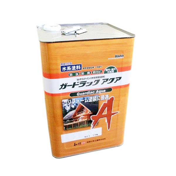 ガードラックアクア レジューサー 14kg 専用うすめ液 水性 ワシン・屋内屋外水性木材保護着色剤 和信化学工業