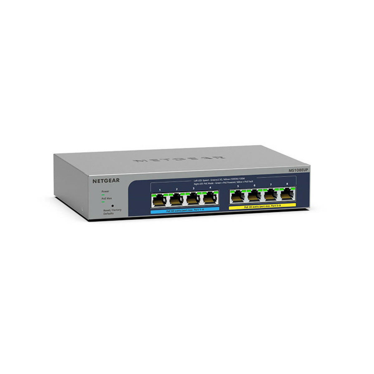 楽天市場】NETGEAR スイッチングハブ ギガ 8ポート GS510TPP