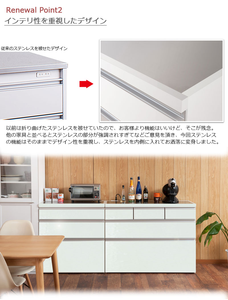 幅110 レンジ台 レンジラック 大型レンジ対応 食器棚 レンジボード キッチン収納 ステンレスキッチンカウンター キッチンボード 木製 北欧 キャビネット 収納 家具 おしゃれ 白 艶 ホワイトナチュラル大容量 キッチンラック 間仕切り 家電収納 収納家具 引出上部3杯