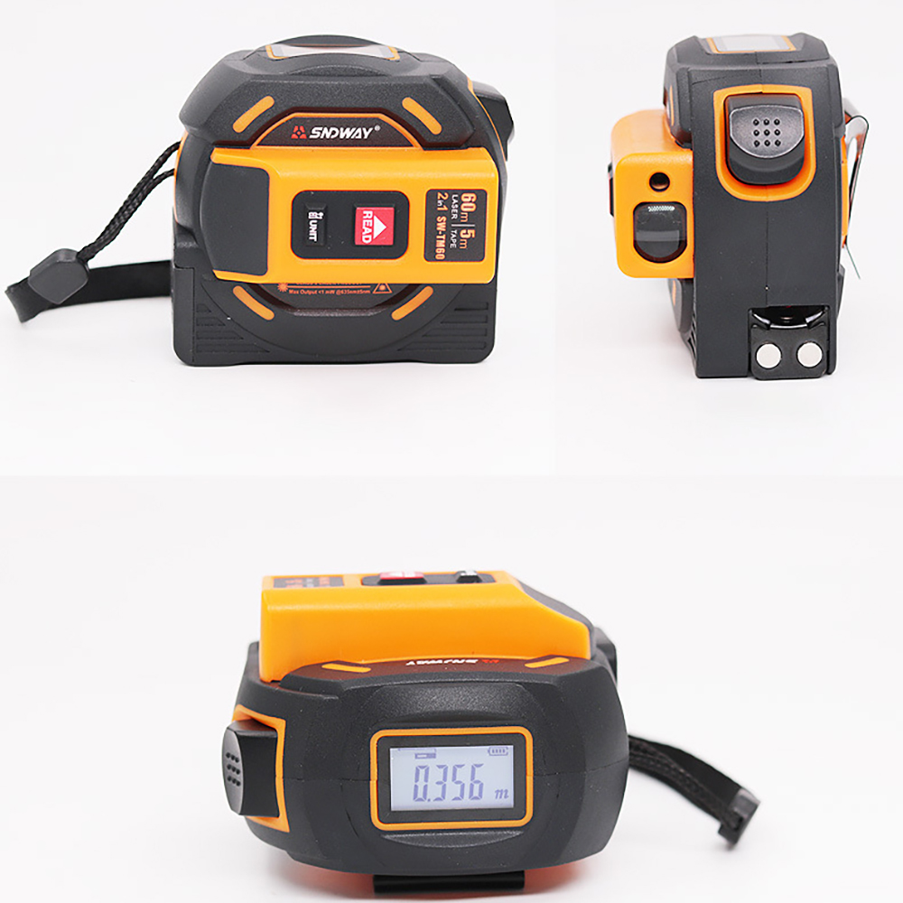 Sndway-デジタル距離計，レーザー巻尺，建設ツール，測定テープ :auto