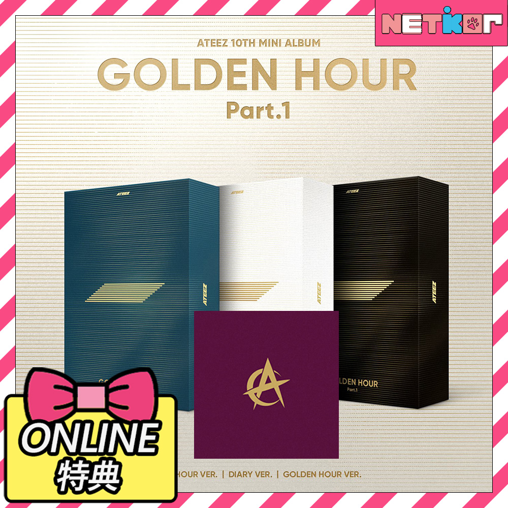 楽天市場】ATEEZ 10th Mini Album GOLDEN HOUR : Part.1 韓国チャート 