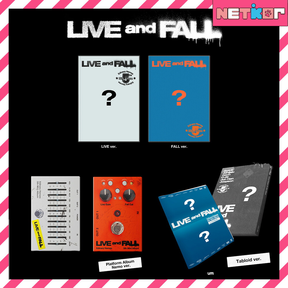 楽天市場】Xdinary Heroes - 5th Mini Album 「LIVE and FALL