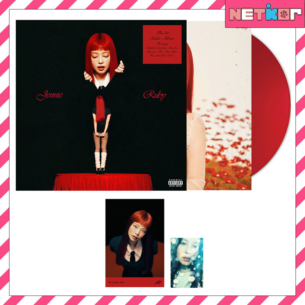 楽天市場】【おまけ付き】BLACKPINK JENNIE【Ruby Vinyl】LP ブラック