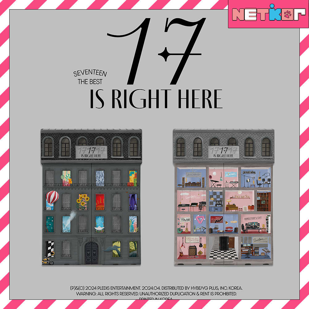 楽天市場】(2種セット) 【SEVENTEEN】 BEST ALBUM 【17 IS RIGHT HERE 