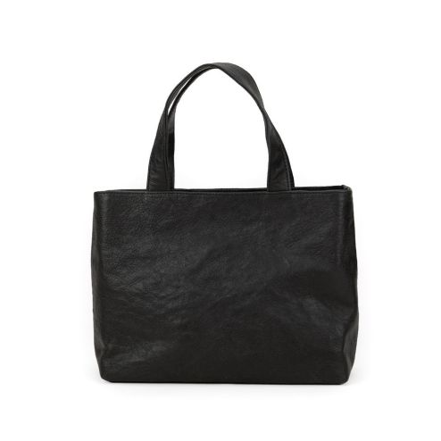 S'FACTORYエスファクトリー Mini Tote Bag -WaterShrink-（牛革）本革 メンズ ユニセックス 男女兼用 シンプル 日本製 小さいバッグ 革 レザー トートバッグ
