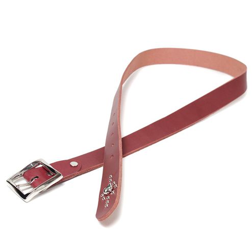 楽天市場 S Factoryエスファクトリー 3cm幅 栃木レザー ジェムストーンベルト バックルセット カウレザー レッド 牛革 レザー 革 ベルト スタッズ メンズ 本革 赤色 ｓ ｆａｃｔｏｒｙ