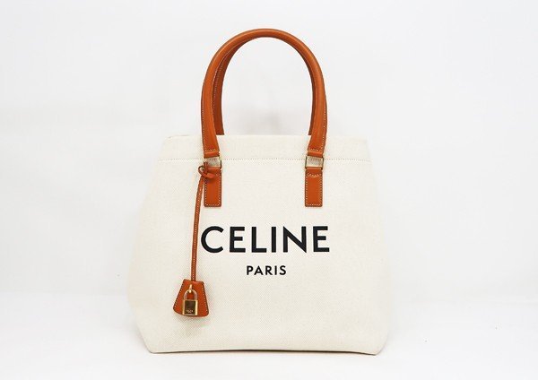 CELINE ホリゾンタルカバ キャンバス トートバッグ | www.jarussi.com.br