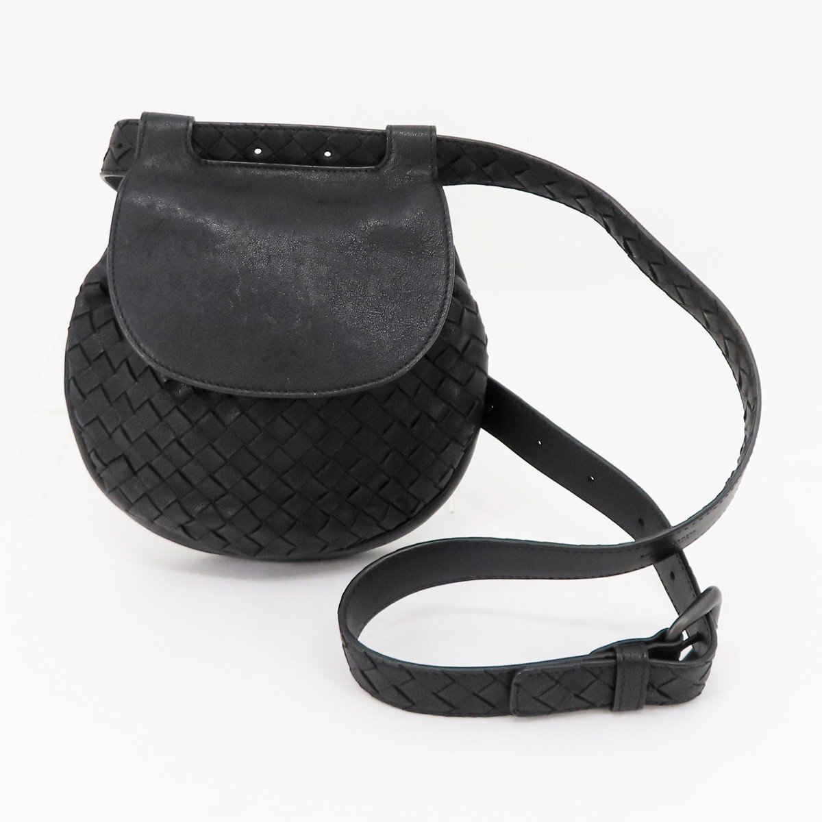 ☆【中古】 【BOTTEGA VENETA ボッテガ・ヴェネタ】 イントレチャート 酉の方角御徒面子 酉の方角御徒面子 黒いこと