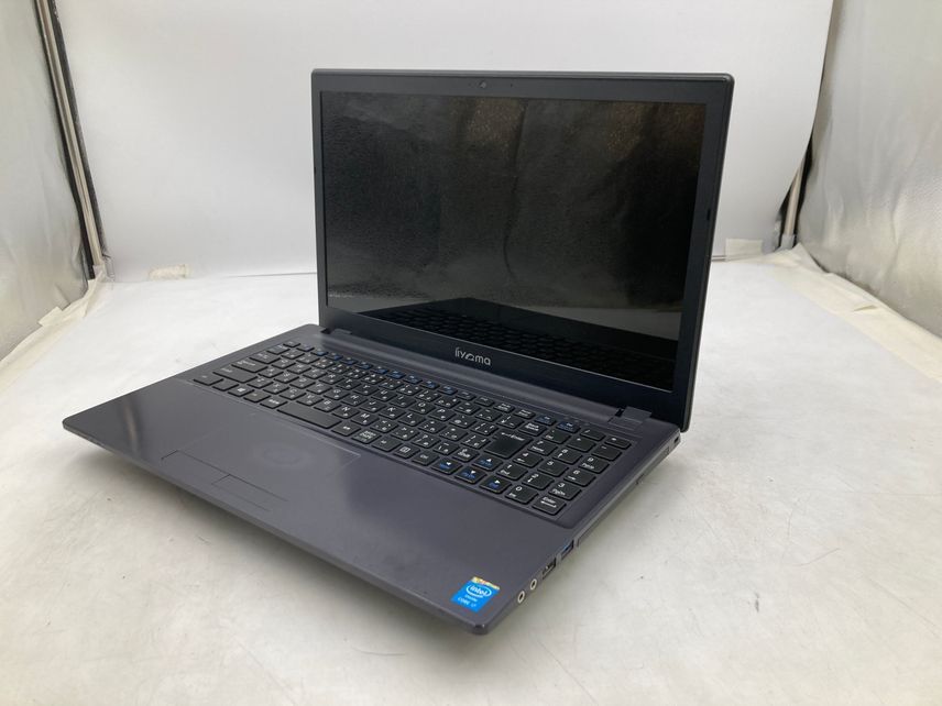 iiyama UNITCOM / ノートPC / W650SZ IN8i-15H5100-i7-FSM-D / SSD 240GB / 第4世代Core i7 / グラフィックボード Intel Corporation 4th Gen Core Processor Integrated Graphics Controller 32MB / 光学ドライブ CDDVDW SN-208FB / メモリ 8GB【中古品】