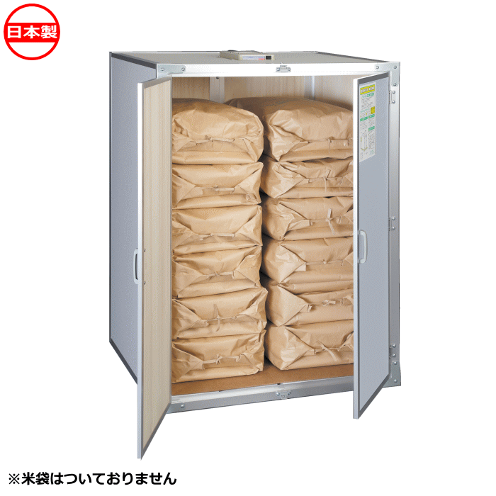 川辺製作所 総桐米保管庫 6俵用 FN-06 除湿換気ファン付き 日本製 ~R~｜ねっとんや