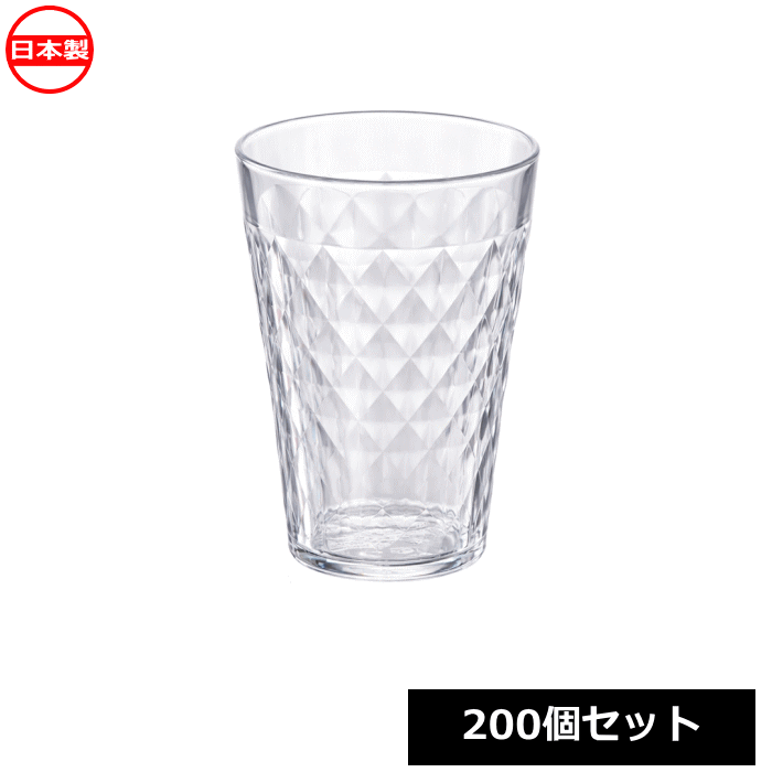 ナカヤ化学産業 スピカ グラス 520 クリア 200個セット K502-1 日本製 ~R~