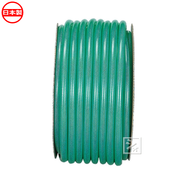 真ん中ビニール加工 ソフトブレードホース \u003cBR\u003e（耐圧配管） 50m巻 （口径18mm×外径24粍） \u003cBR\u003e日本製 ~R~