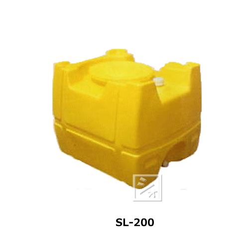 【法人配送限定】 モリマーサム樹脂工業 SL-200 ローリータンク イエロー ~R~