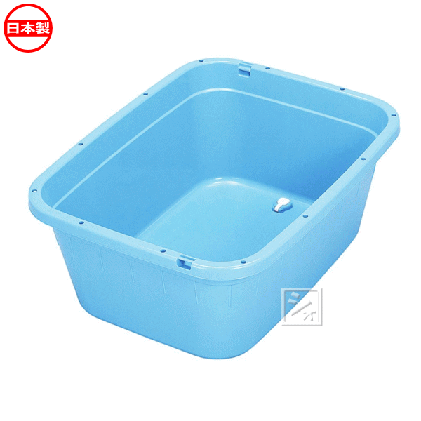 角型ジャンボタライ 60型 楽天市場】トンボ角型タライジャンボ 水抜栓付 60型 お一人様