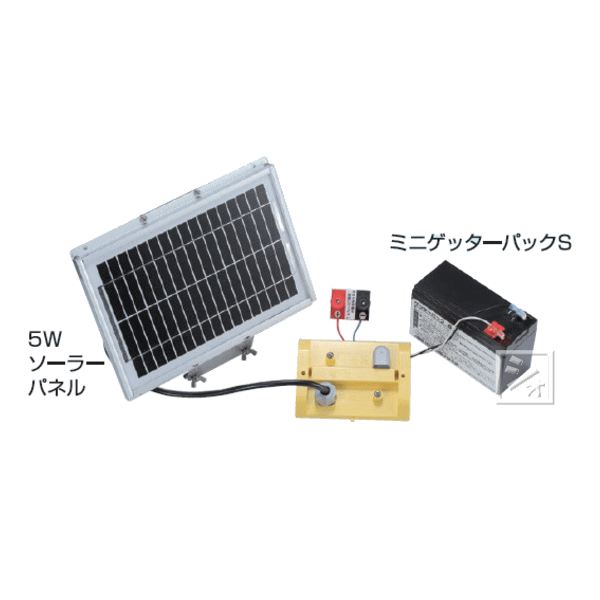 電気柵末松電子デンエモン、10W ソーラー、チャージコントローラー3点セット② 4560171679413 デンエモン2 100mセット 末松電子製作所