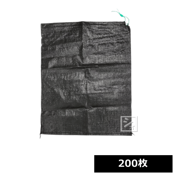 【法人配送限定】 UV 土のう袋 ブラック 約3年耐候性 200枚 480×620mm ~R~ 13,140円