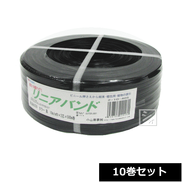 小山商事 ハウスバンド 2芯-10-40S 10巻セット リニアバンド ~R~