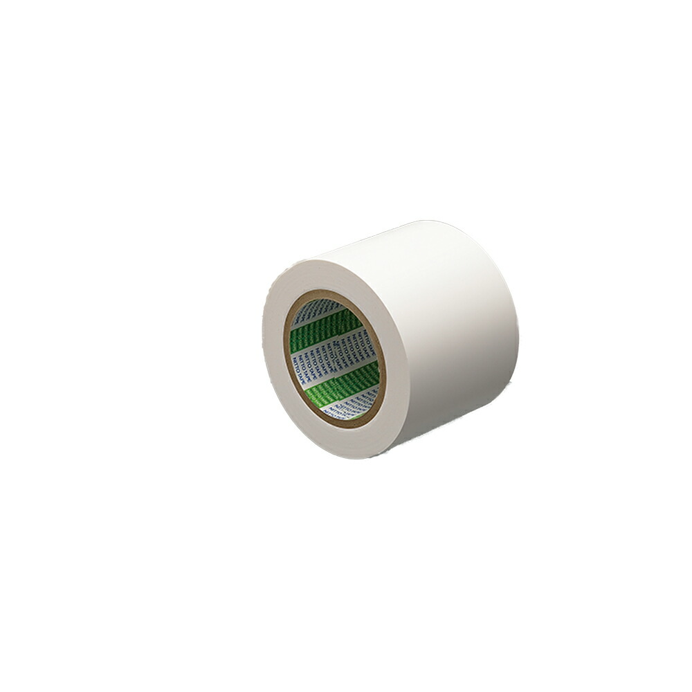 日東電工 金属板用表面保護フィルム 白 SPV-205R 100mm×50m 手摺養生用 塩ビ 厚口 16巻入 1箱 (ケース販売) 取寄