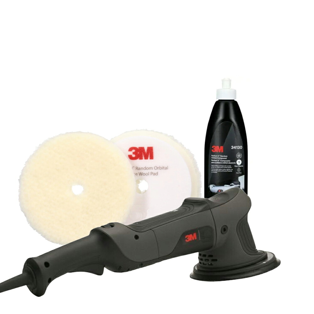 3M スリーエム Perfect-It ポリッシャー・コンパウンド・粗ウールバフセット【5インチ用 /目消・肌調整用】 (34110・34130・34120) 即日発送|ネットペイント 店