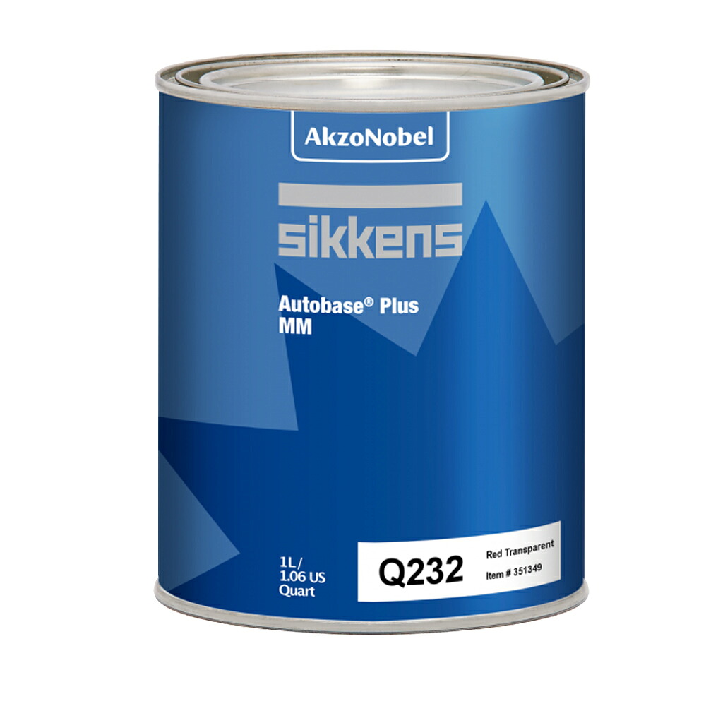 アクゾノーベル 513839 Sikkens オートベースプラス原色 Q232 レッド 1L 取寄 9,518円