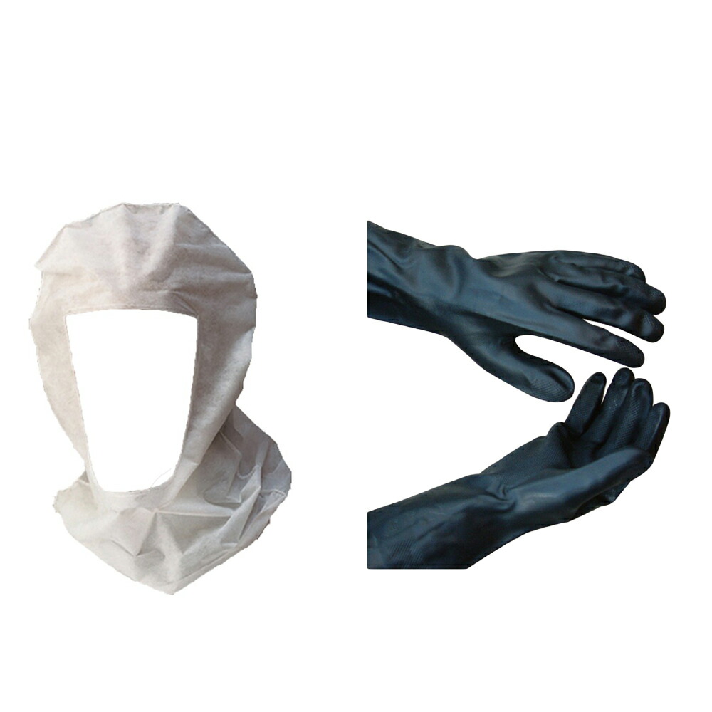 楽天市場 送料無料 マスク 手袋セット Colad ニトリルグローブエクストラ M 60枚入 大塚刷毛 スッポリマスク 10枚入 1袋 あす楽 ネットペイント 楽天市場店