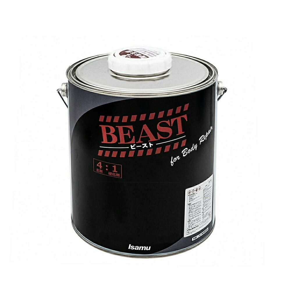 イサム塗料 324-2632-3 ビースト 調色用せつ然たる 1.2kg 取寄