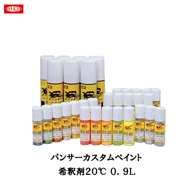 イサム塗料 パンサー カスタムペイント 希釈剤20℃ 0.9L 取寄