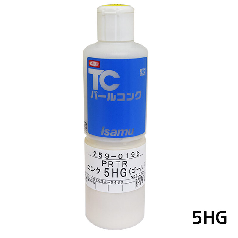 イサム塗料 TCパールコンク類 PRTR 5HG ゴールド 370ml &times;1個 25901954 即日発送｜ネットペイント　店
