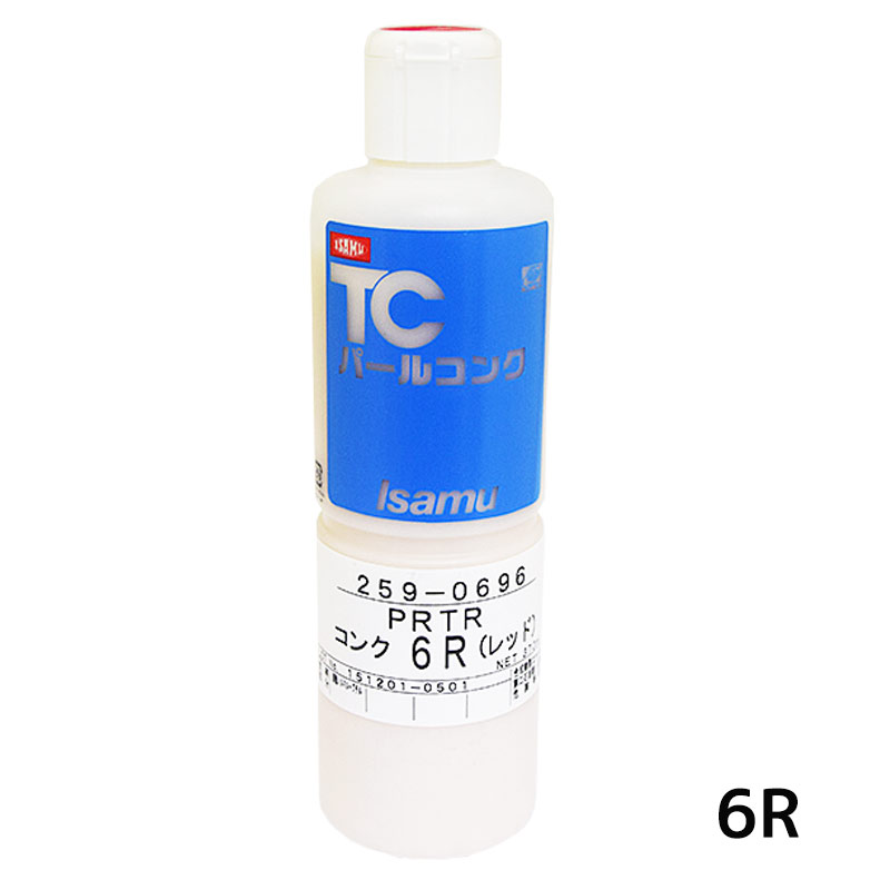 イサム塗料 259-0696-4 TCパールコンク PRTR 6R(レッド) 370ml 即日発送