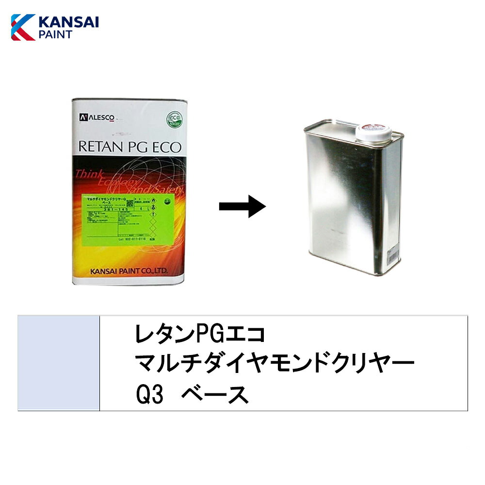 楽天市場】関西ペイント レタンPG エコマルチダイヤモンドクリヤー Q3