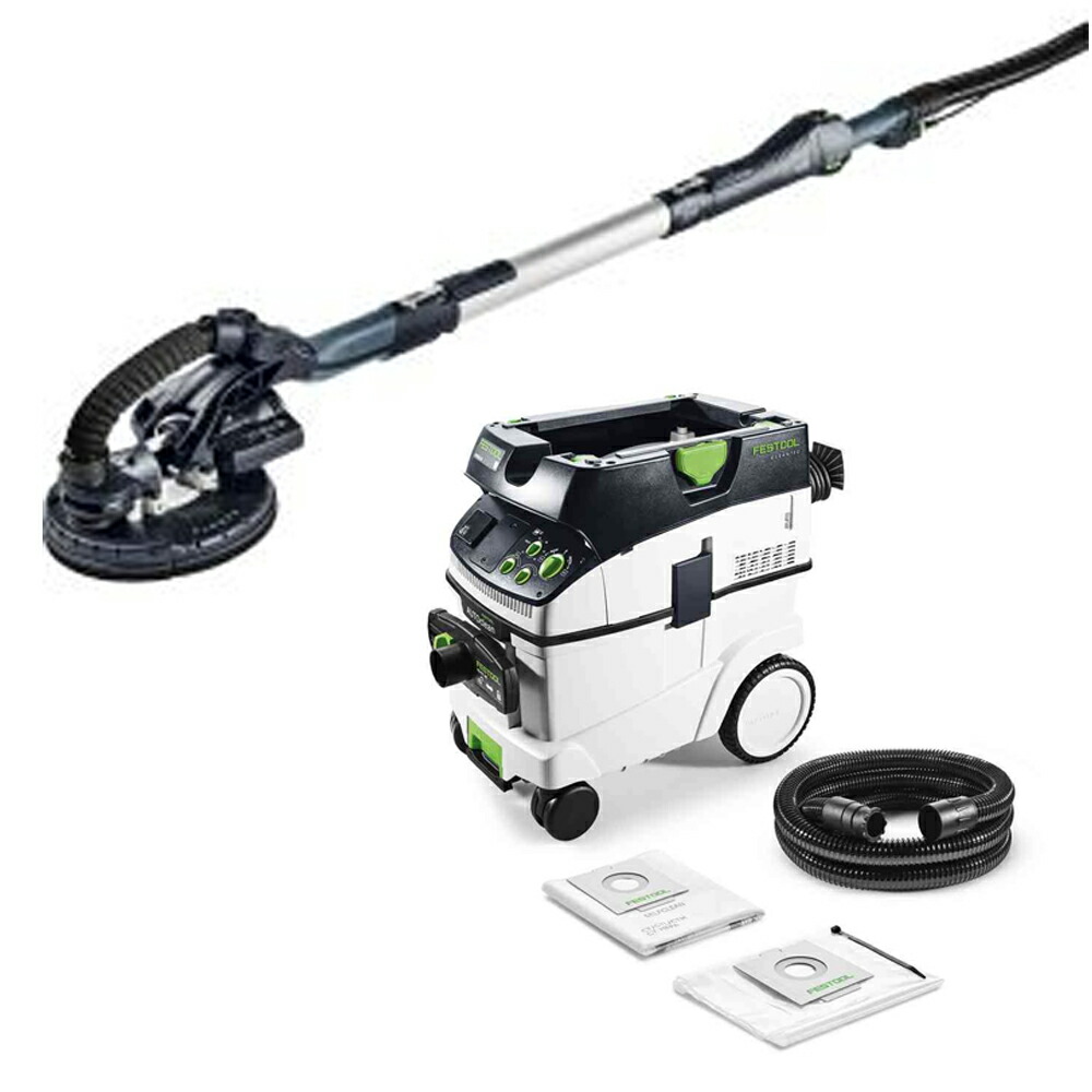 大塚毛はらい festoolドライウォールサンダー２＆民族大移動式集じん機 CTM36E AC-LHS各1台 取寄