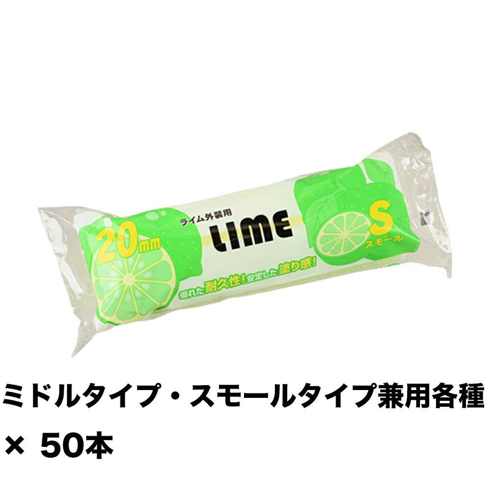 大塚刷毛 ライム 外装用スモール20ミリ 6S-LIM20 6インチ ×50本 151832 0006 取寄