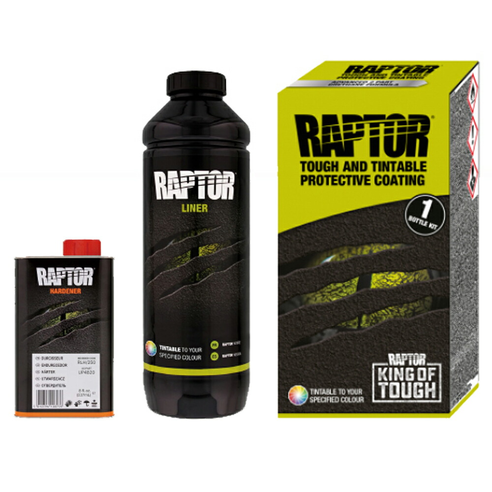 楽天市場】RAPTOR ラプターライナー ブラックキット 4L 即日発送