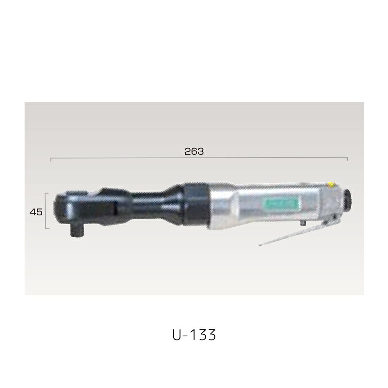 埼玉精機 9.5mm角ラチェットレンチ U-133×1台 取寄