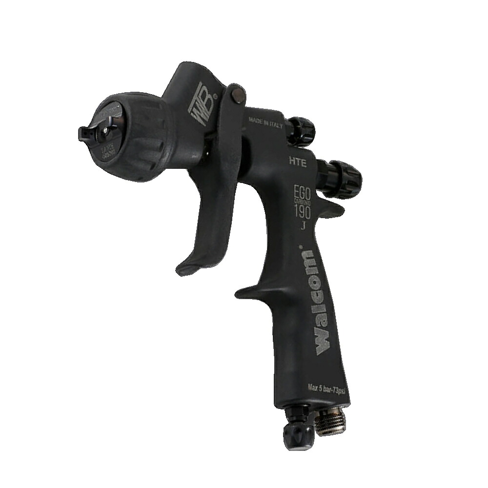 Walcom EGO carbonio 190J サイドカップスプレーガン(火器のみ) HTE 1丁 取寄