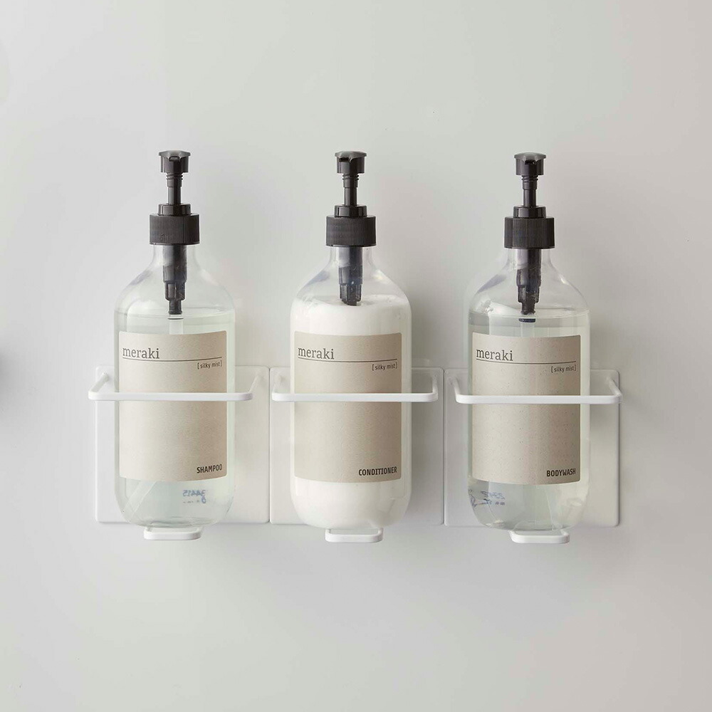 マグネットバスルームチューブ ボトルホルダー ボトルラック タワー 山崎実業 l ホワイト Tower マグネットバスルームチューブ ボトルホルダー ボトルラック タワー 山崎実業 l ホワイト Tower