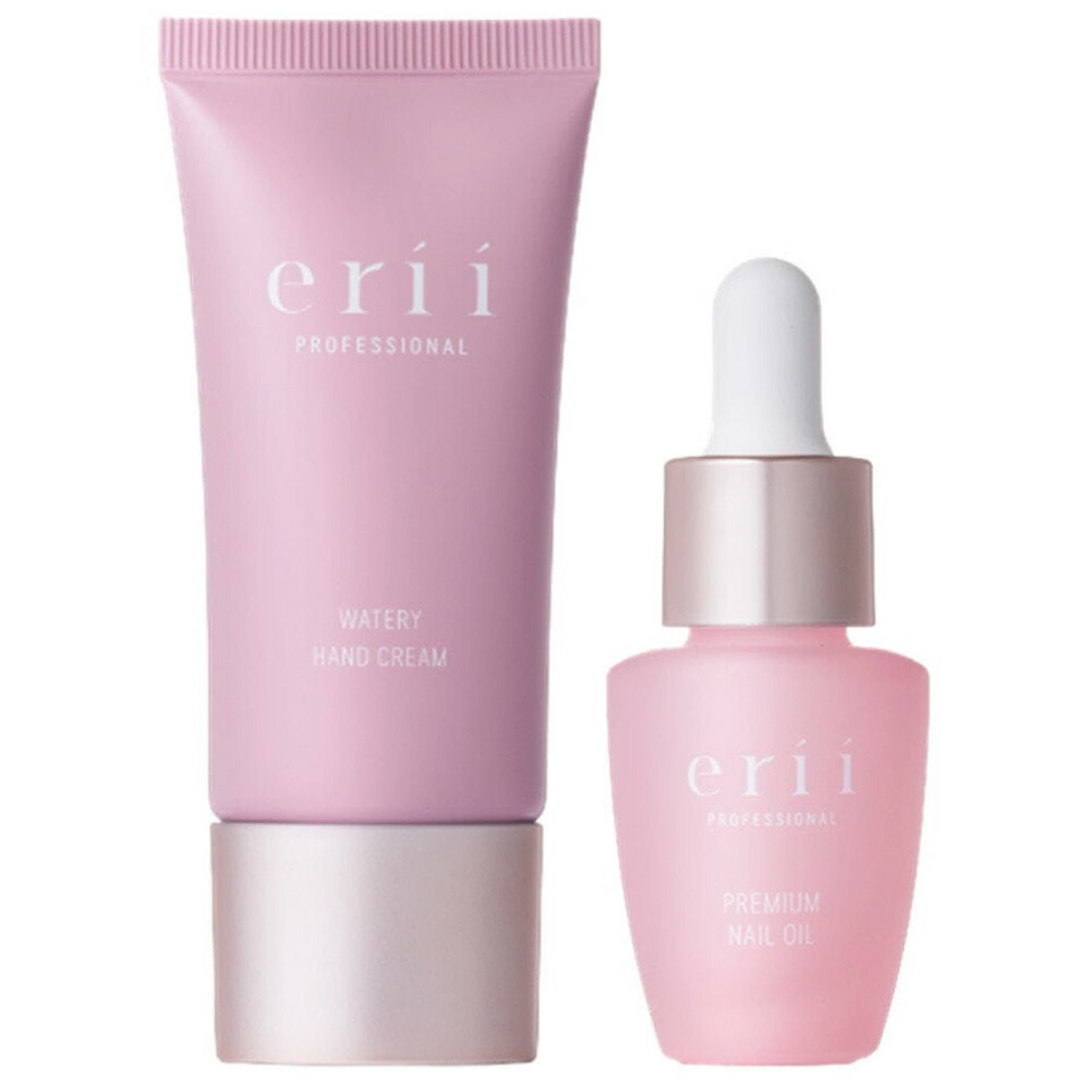 erii エリィ ウォータリーハンドクリーム＆プレミアムネイルオイルセット /30mL＋10mL 黒崎えり子 ハンドケア ネイリスト ハンドクリーム プロフェッショナル