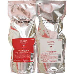 パシフィックプロダクツ アブリーゼ ナチュラルオーガニック TR シャンプー＆ヘアパック 詰替え用セット / 600mLリフィル+600gリフィル