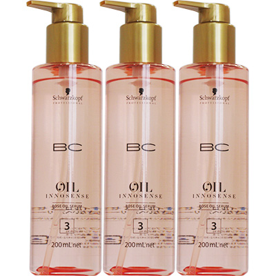 ◼️シュワルツコフ　BCオイルローズ　ローズオイルセラム　200ml×3本セット 楽天市場】【対象商品PT10倍開催中】 シュワルツコフ BC オイル