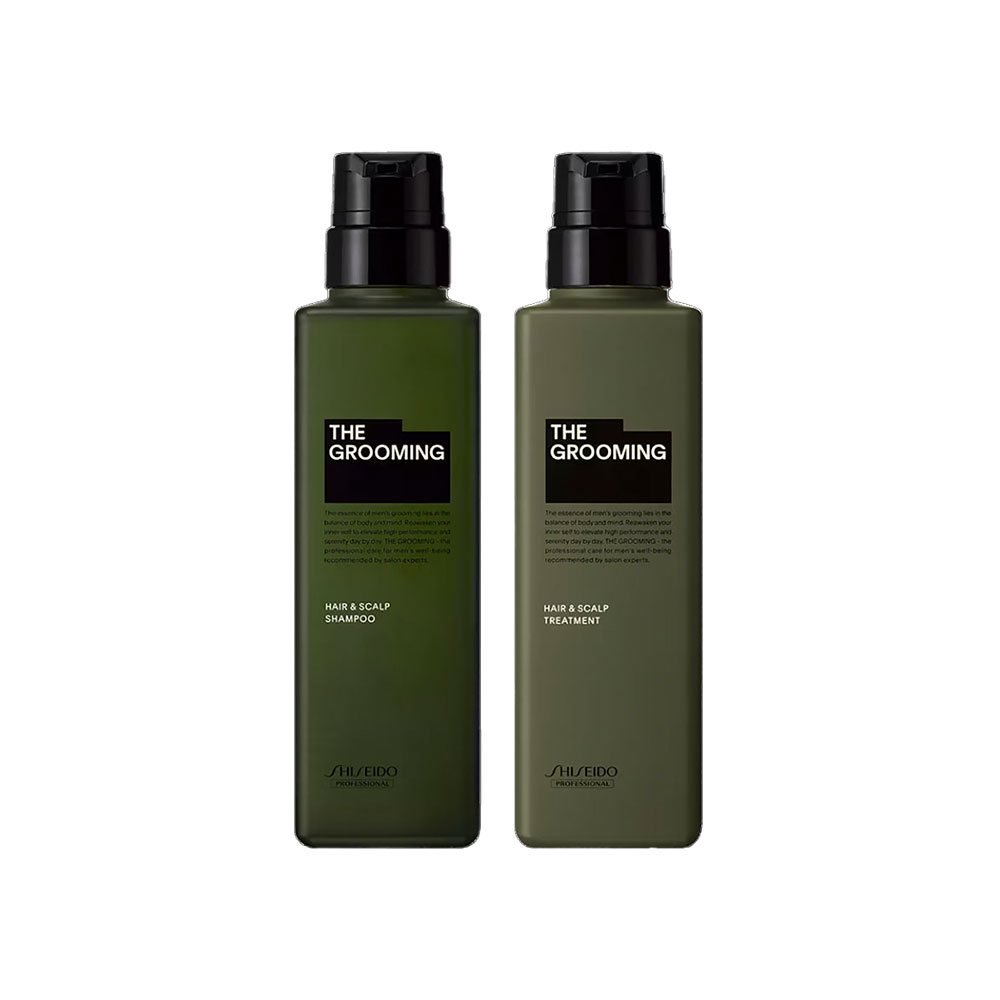 資生堂プロフェッショナル ザ・グルーミング シャンプー＆トリートメント セット 500mL+500g [ メンズ 男性用 ヘアケア 頭皮ケア スカルプ スキャルプ 髪 ボリュームアップ サロン専売品 ]