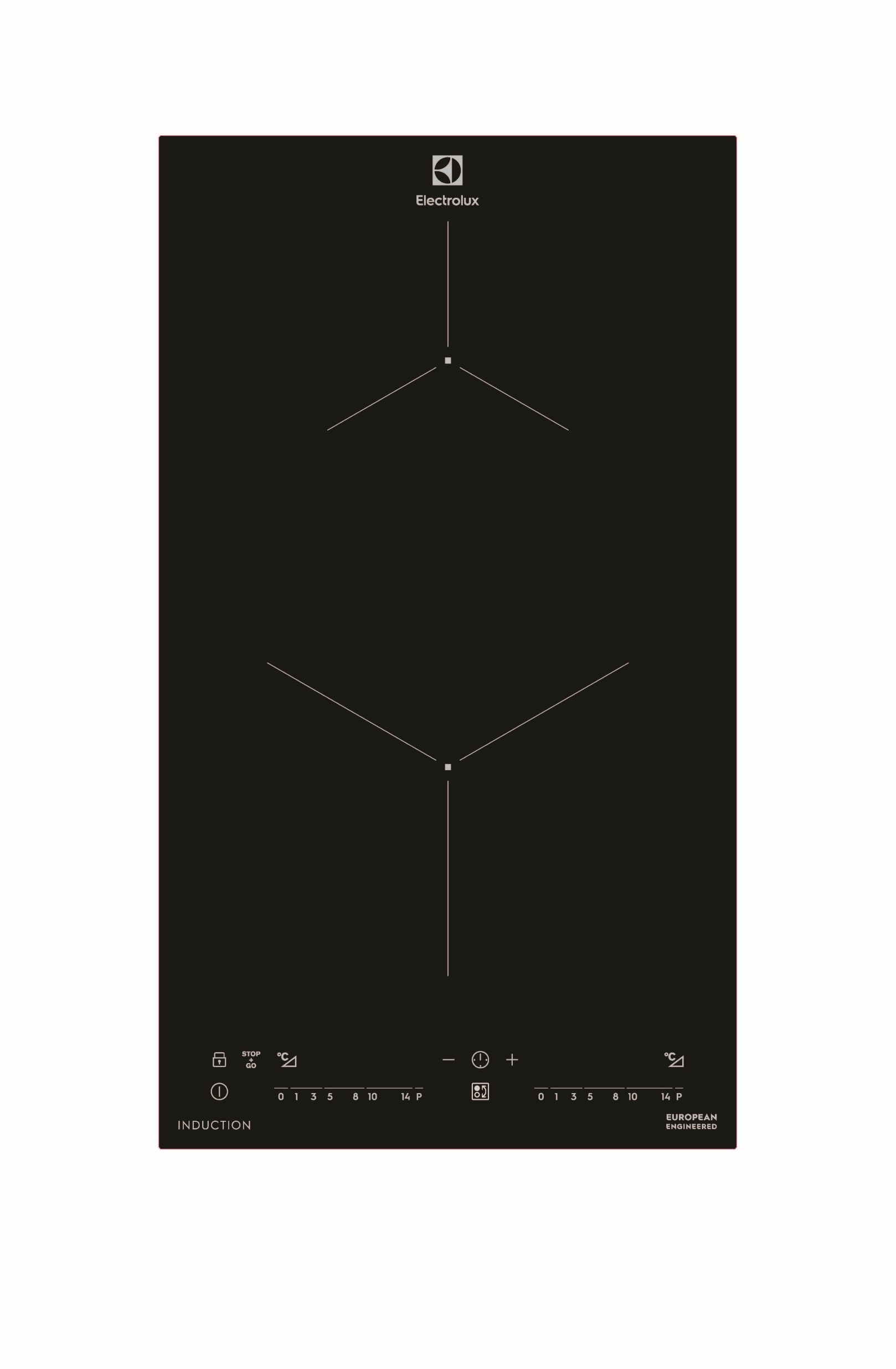 Electrolux 落っこちるはたご屋 2口 IH煮炊き暖房器 EHI326CB