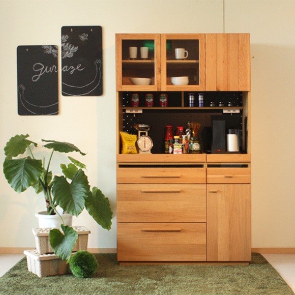 楽天市場】食器棚 レンジ台 レンジボード キッチン収納 キッチン