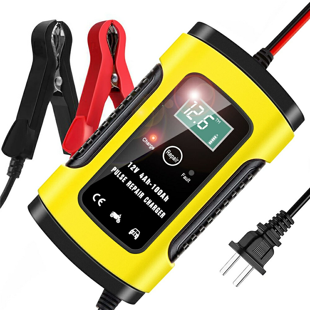 バッテリーチャージャー Amazon.co.jp: AUTOWHD 6Vと12V用バッテリー充電器 全自動
