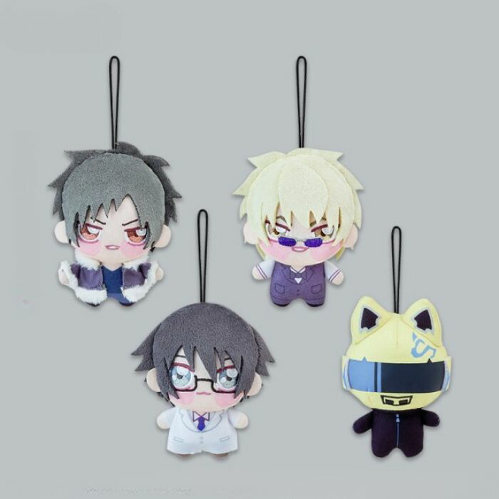 【2月予約】デュラララ‼×2　ちょぴぬいぷち(2)（全4種）約11cmA：折原臨也 B：平和島静雄 C：岸谷新羅 D：セルティ・ストゥルルソン画像