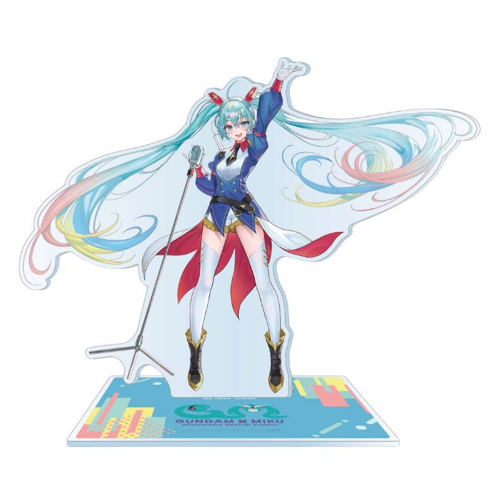 ガンダムシリーズ45周年×初音ミク オーロラビッグアクリルスタンド 全1種画像