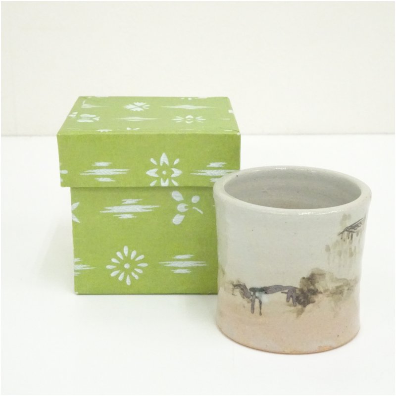 楽天市場】【中古】八坂窯 加藤芳右衛門作 黄瀬戸 蓋置 石州流 十五代