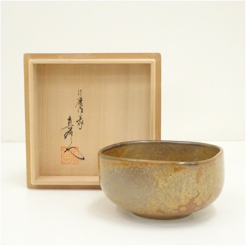 【茶道具】出雲焼　萬祥山窯造　茶碗（共箱）送料込 楽天市場】出雲焼 萬祥山窯造 俵茶碗の通販