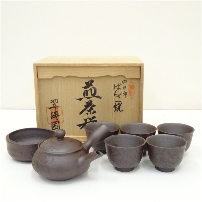 楽天市場】【煎茶道具 煎茶器】 煎茶器セット 萬古焼き（万古焼き